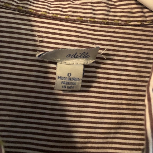 Anthropologie Odille Embroidered Button Down Blouse. - Picture 9 of 15